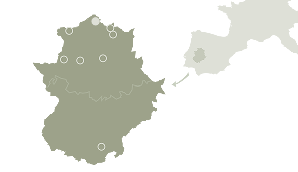 Mapa Comarca de Las Hurdes