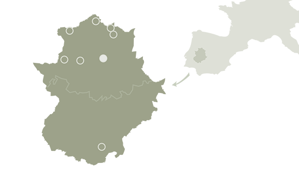 Mapa Hospedería Monfragüe