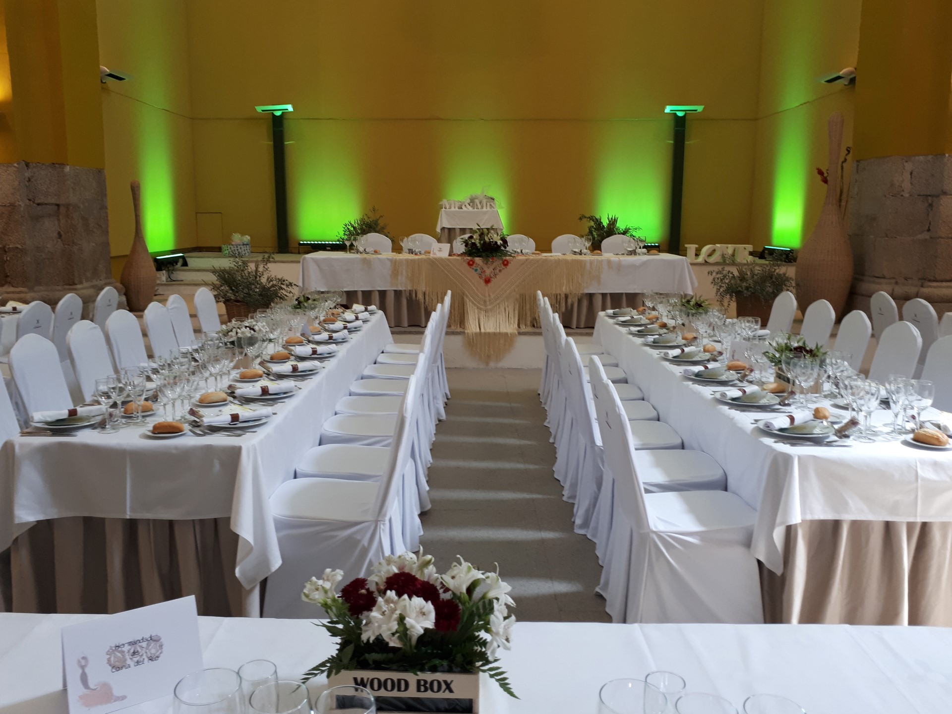 Salón de eventos y bodas Hospedería Conventual de Alcántara